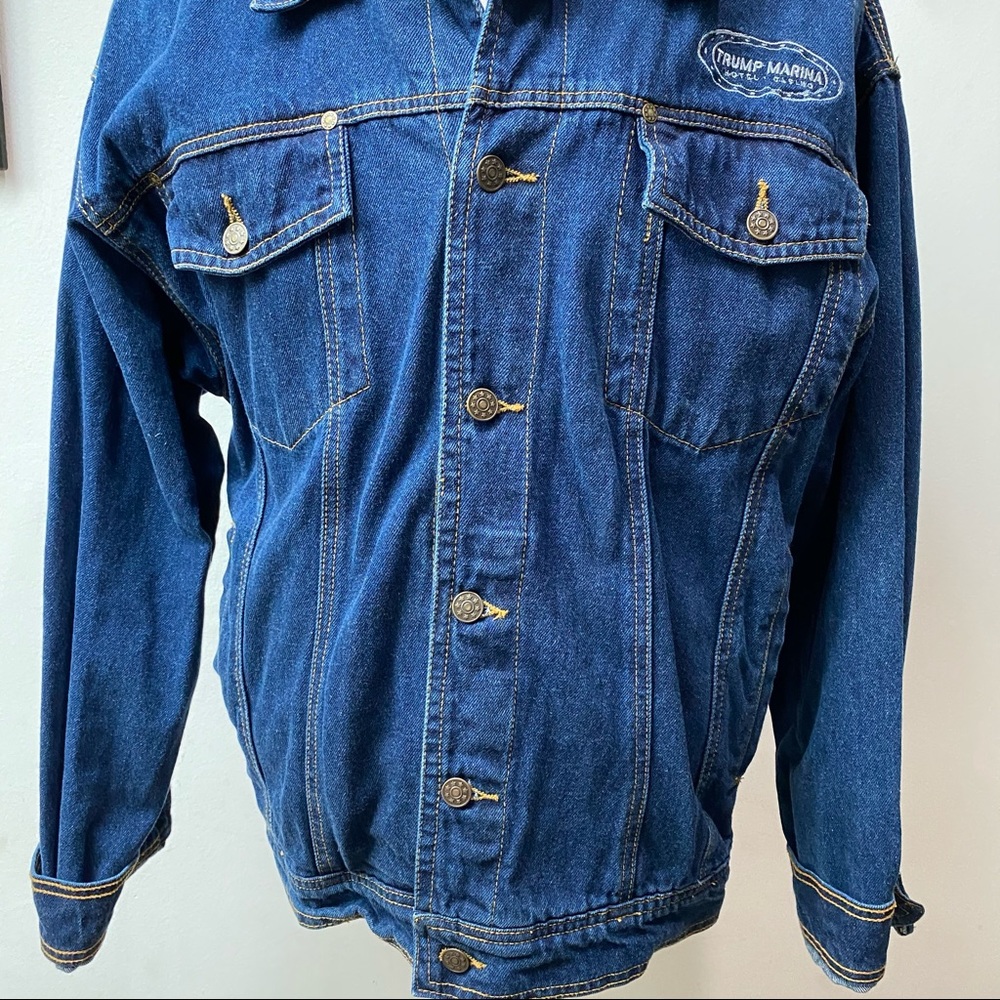 🍄 3/$30 Trump Marina Vintage Trucker Jacket - Picture 4 of 11